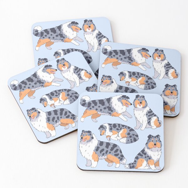 Item preview, Cute merle rough collie pattern  designed and sold by Yaragold.