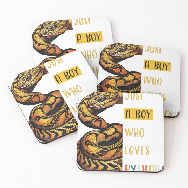 Item preview, Just A Boy Who Loves Pythons  designed and sold by DeannaDDavis.