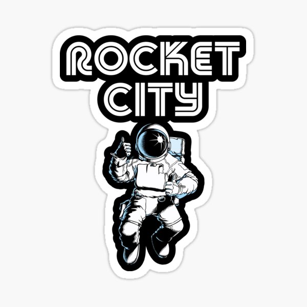 MADISON AL Rocket City Trash Pandas Sticker for Sale by