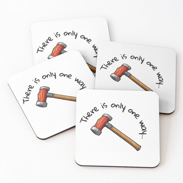 Item preview, There is only one way hammer pattern designed and sold by SmileshareShop.