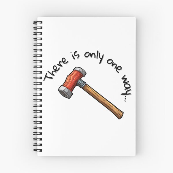Item preview, There is only one way hammer pattern designed and sold by SmileshareShop.