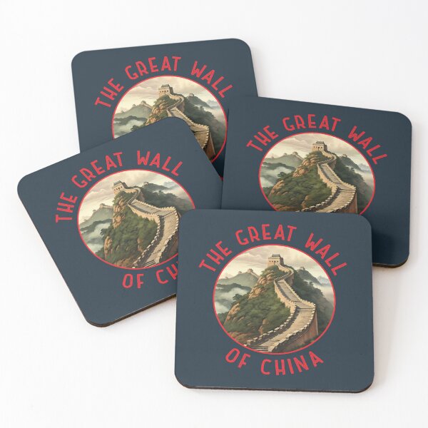 Item preview, Great Wall of China Retro Distressed Circle designed and sold by KrisSidDesigns.