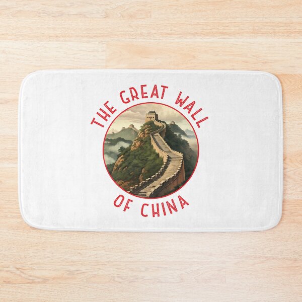 Item preview, Great Wall of China Retro Distressed Circle designed and sold by KrisSidDesigns.