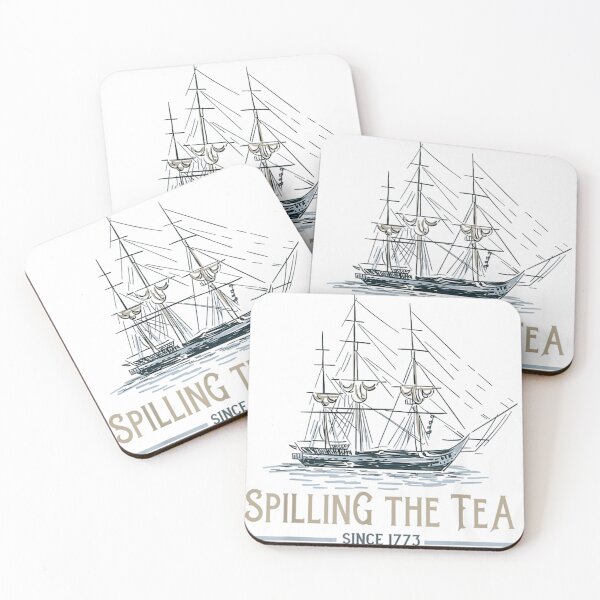 Item preview, Spilling The Tea Since 1773 Patriotic History Teacher  designed and sold by RonaldClarkA.