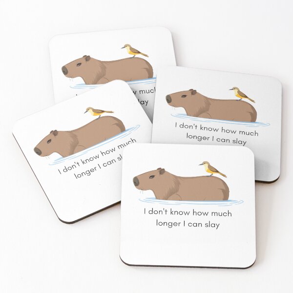 Item preview, Capybara slay designed and sold by addict2reading.