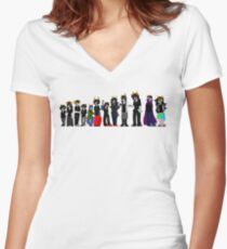 Beta trolls Women's Fitted V-Neck T-Shirt