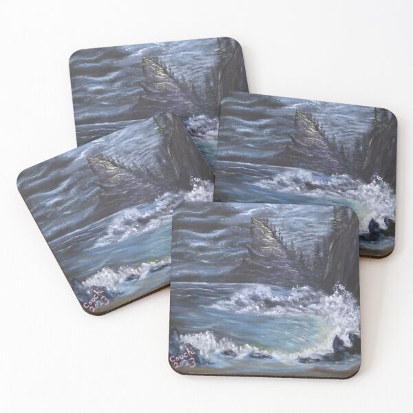 Item preview, Moonlit Waves designed and sold by MyArtYourWay.