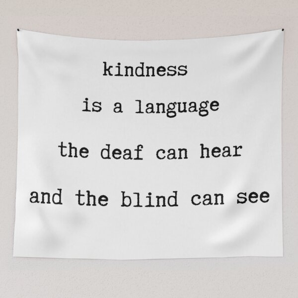 Item preview, Kindness typography art print designed and sold by dcrc.