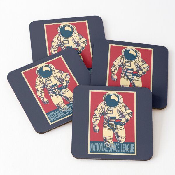 Item preview, Astronaut Playing Football National Space League designed and sold by TrueArtsStore.