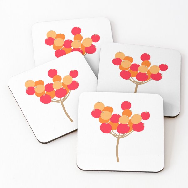 Item preview, Red Orange Yellow Autumn Berries designed and sold by Nicola-Rowe.
