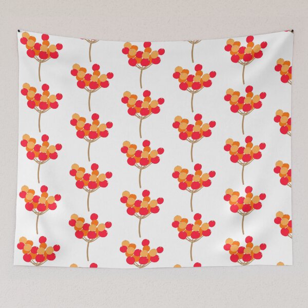 Item preview, Red Orange Yellow Autumn Berries designed and sold by Nicola-Rowe.