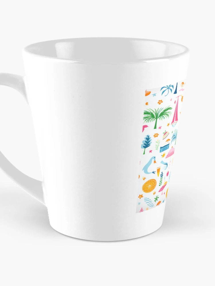 Thumbnail 3 of 4, Coffee Mug, Positive summer things pattern designed and sold by SmileshareShop.