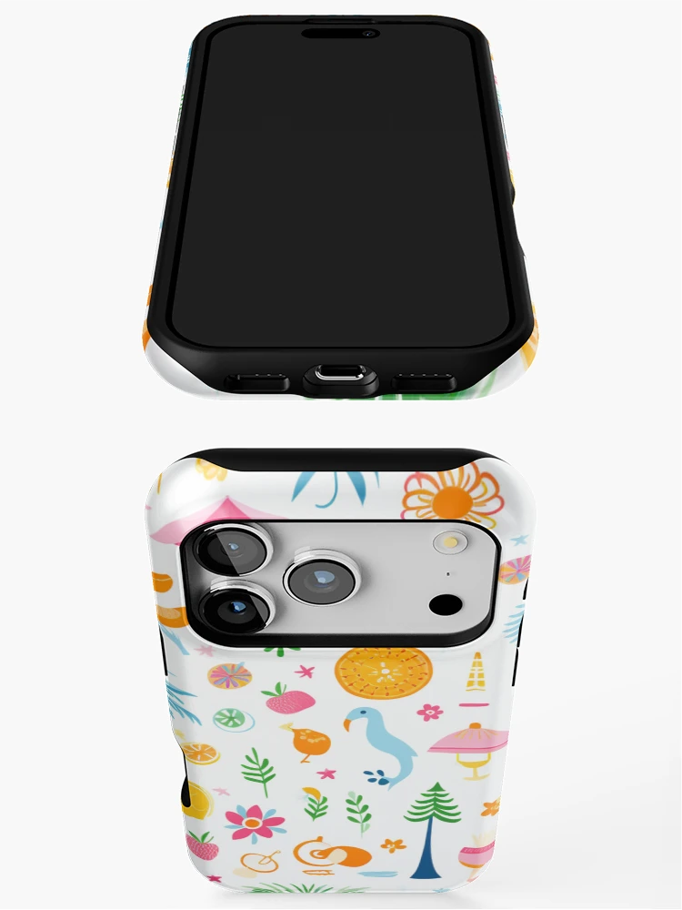 Thumbnail 3 of 4, iPhone Case, Positive summer things pattern designed and sold by SmileshareShop.