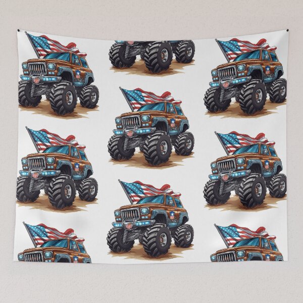 Item preview, monster truck # 28 designed and sold by MYpngShop.
