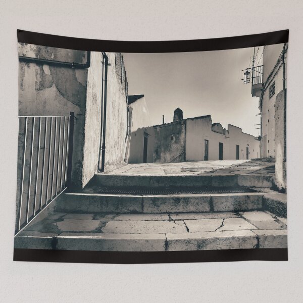 Item preview, Metaphysical Glimpse of the Historic Center in Monte Sant'Angelo designed and sold by EpicVistas.