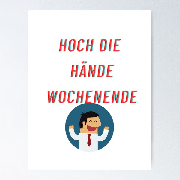 Posters H%c3%a4nde Redbubble Sale for |