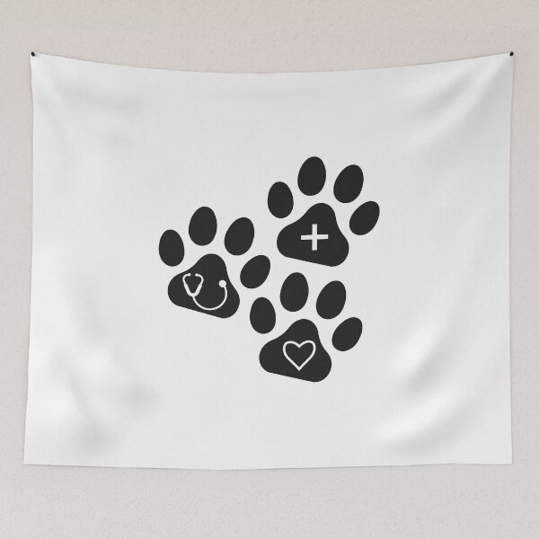 Item preview, Dog Paw Medical Alert designed and sold by stickerbundle.