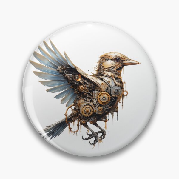 Item preview, Steampunk Bird made of Clockwork Gears designed and sold by SchorlCraft.