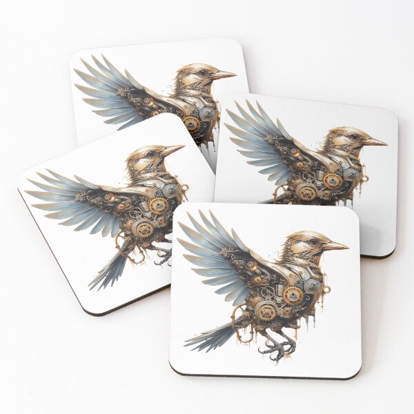 Item preview, Steampunk Bird made of Clockwork Gears designed and sold by SchorlCraft.