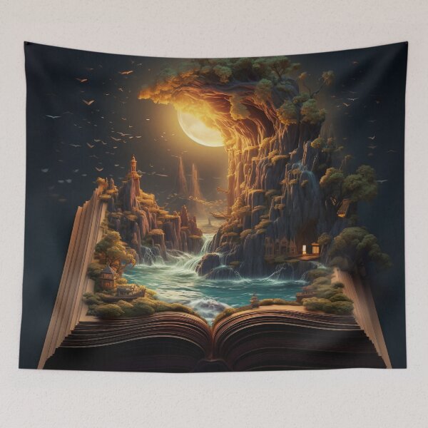 Item preview, The Tome of Wonderland: A Digital Canvas of Fantastical Realms designed and sold by oanaunciuleanu.