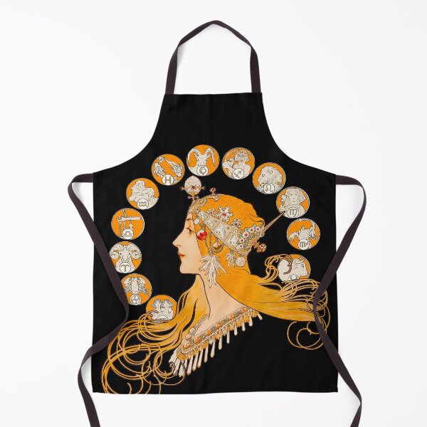 Item preview, HD. Zodiac, by Alphonse Mucha (zodiac signs mandala version) HIGH DEFINITION designed and sold by MINDTHECHERRY.