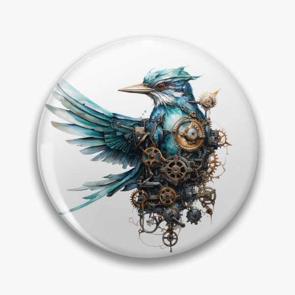 Item preview, Steampunk Bird made of Clockwork Gears designed and sold by SchorlCraft.