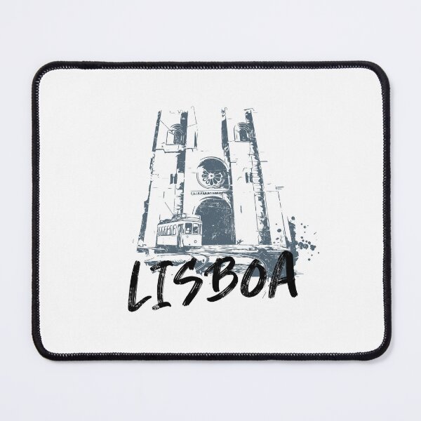 Item preview, Lisbon Cathedral & Iconic Tramway Illustration | Historic Landmarks designed and sold by Lemomo-artworks.