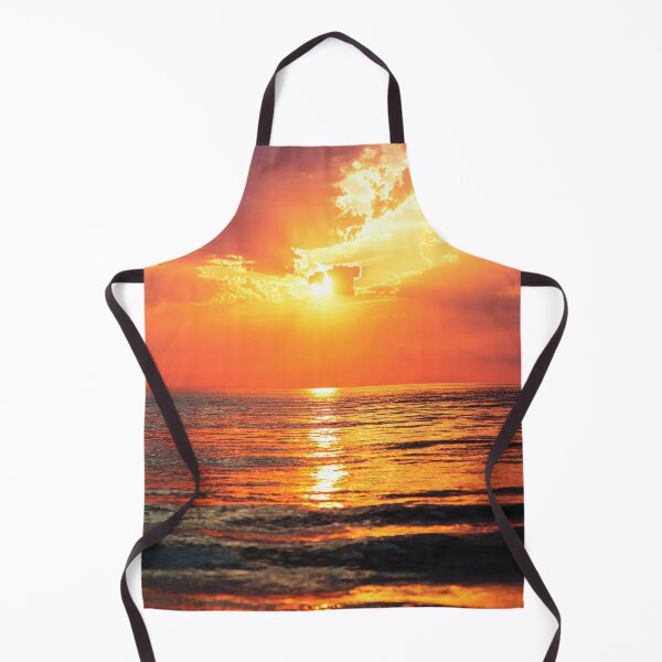 Item preview, Relaxing Coastal Sunset with reflections on the water and orange sky designed and sold by thespecialtyhub.