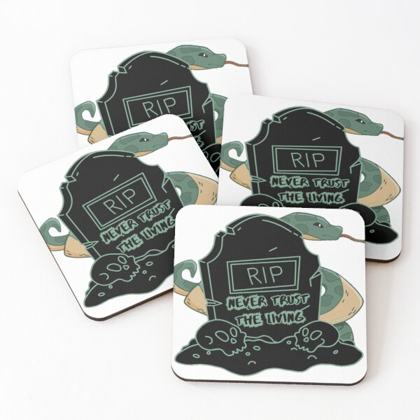 Item preview, Never Trust The Living Snake Gravestone  designed and sold by MaryCalmons.
