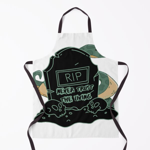 Item preview, Never Trust The Living Snake Gravestone designed and sold by MaryCalmons.
