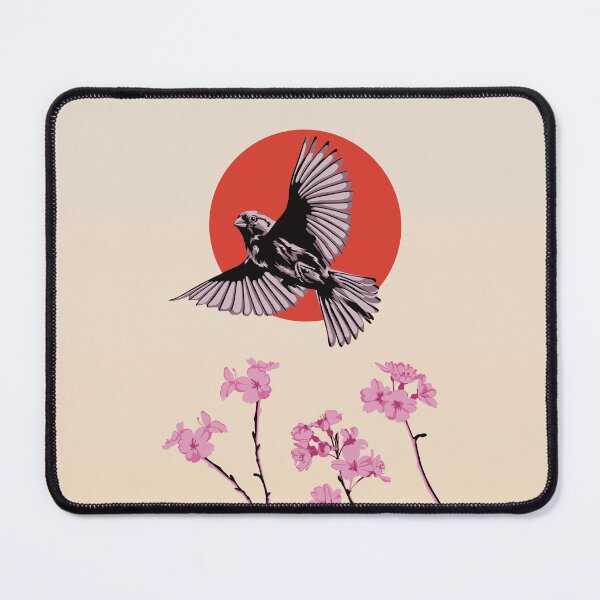 Item preview, Flying sparrow bird designed and sold by Captain Chromatic.