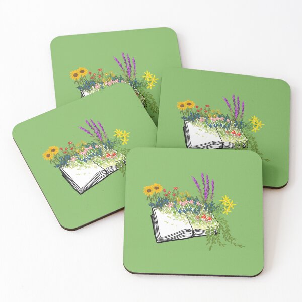 Item preview, Open book with flora growth designed and sold by Mattilyndils.