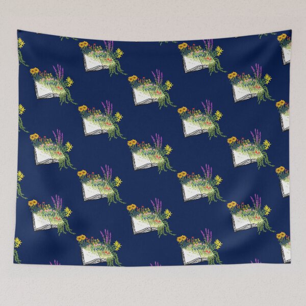 Item preview, Open book with flora growth designed and sold by Mattilyndils.