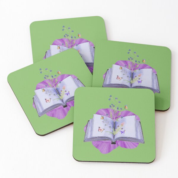 Item preview, Open Book With Flowers Gifts designed and sold by Mattilyndils.