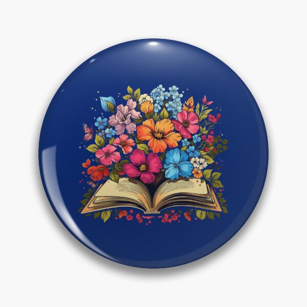 Item preview, Open Book with Wild Flowers Book Aesthetic  designed and sold by Mattilyndils.