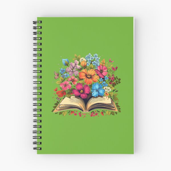 Item preview, Open Book with Wild Flowers Book Aesthetic  designed and sold by Mattilyndils.
