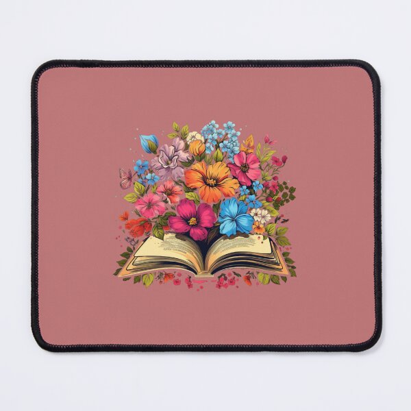 Item preview, Open Book with Wild Flowers Book Aesthetic designed and sold by Mattilyndils.