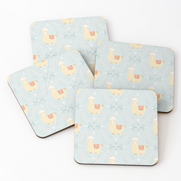 Item preview, Whimsical Alpaca Adventures - Light Blue designed and sold by Gabba Delgado.