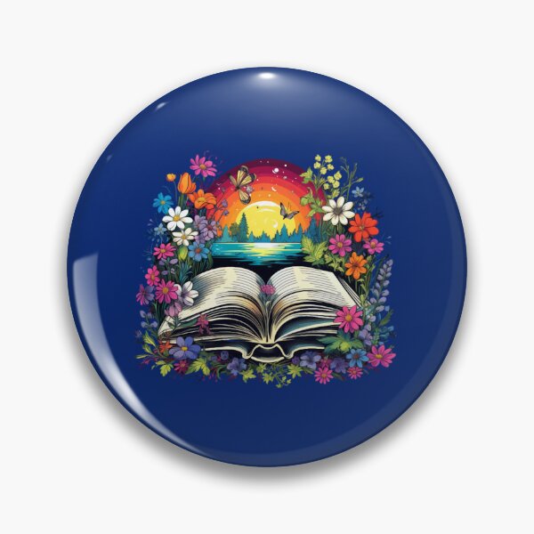 Item preview, Open Book with Wild Flowers designed and sold by Mattilyndils.