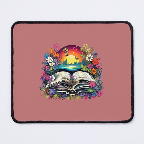 Item preview, Open Book with Wild Flowers designed and sold by Mattilyndils.