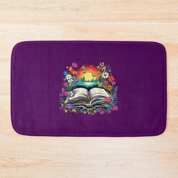 Item preview, Open Book with Wild Flowers designed and sold by Mattilyndils.