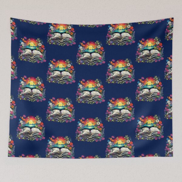 Item preview, Open Book with Wild Flowers designed and sold by Mattilyndils.