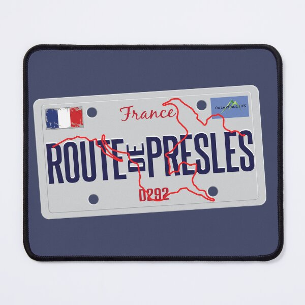 Item preview, Route de Presles Isère Balcony Road Sticker T-Shirt 01 designed and sold by OuterShellUK.