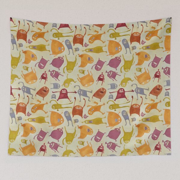 Item preview, Watercolor Critter Pattern designed and sold by PoofyEmporium.