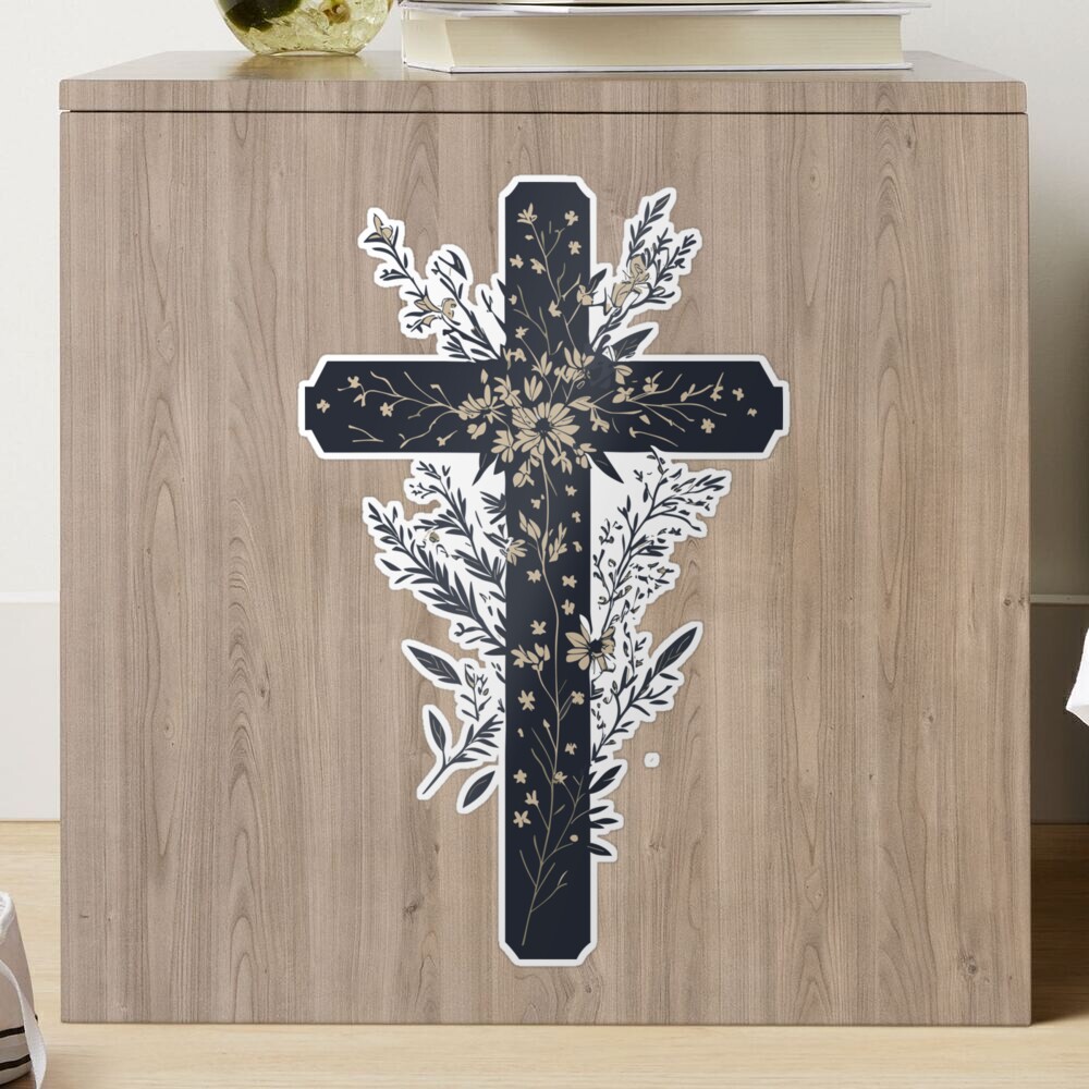 Skinny Cross Sticker