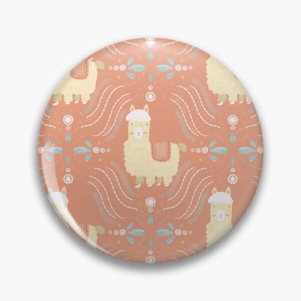 Item preview, Whimsical Alpaca Adventures - Coral designed and sold by Gabba Delgado.