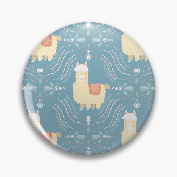 Item preview, Whimsical Alpaca Adventures - Blue designed and sold by Gabba Delgado.