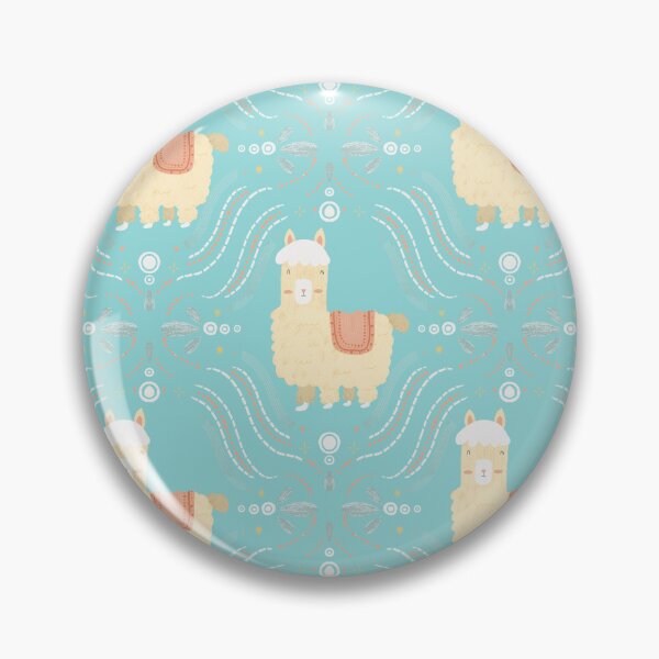 Item preview, Whimsical Alpaca Adventures - Turquoise designed and sold by Gabba Delgado.