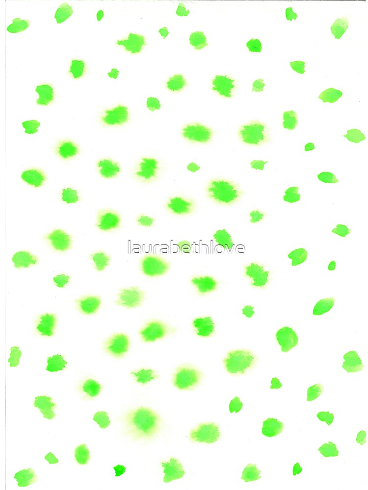 Lime Green Spot Top Age 5
