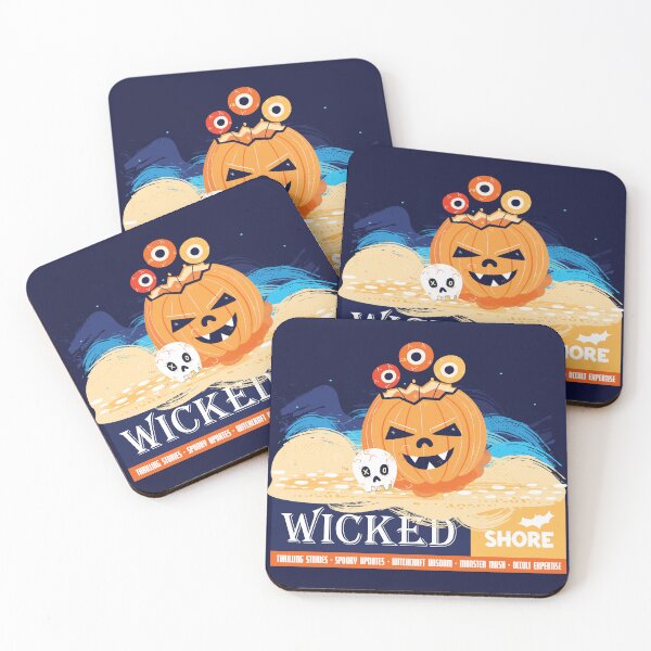 Item preview, Halloween on the Beach - 'Wicked Weekly' Collection - Wicked Shore - colored designed and sold by Arubi-Art.
